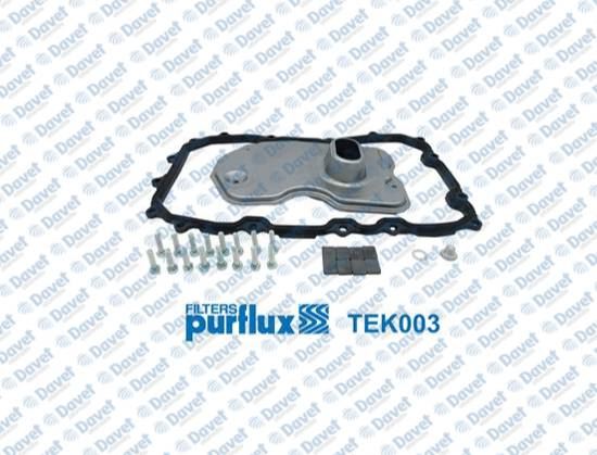 PURFLUX TEK003 Otomatik Sanziman Yag Filtresi Touareg 03-10 / Q7 07-15 / Cayenne 03-10